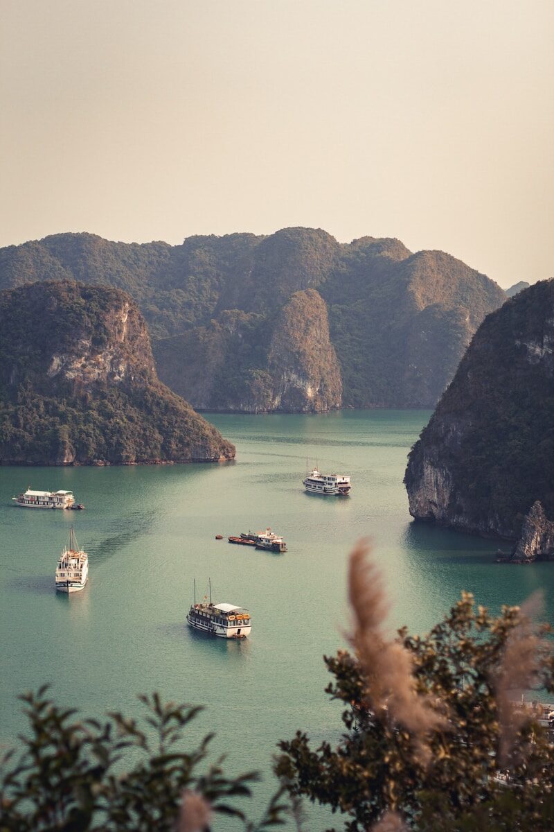 Traveler exploring a scenic international destination